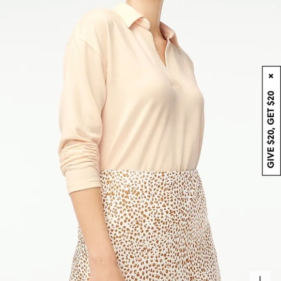 J. Crew Tops - J. Crew Soft Terry Polo Shirt